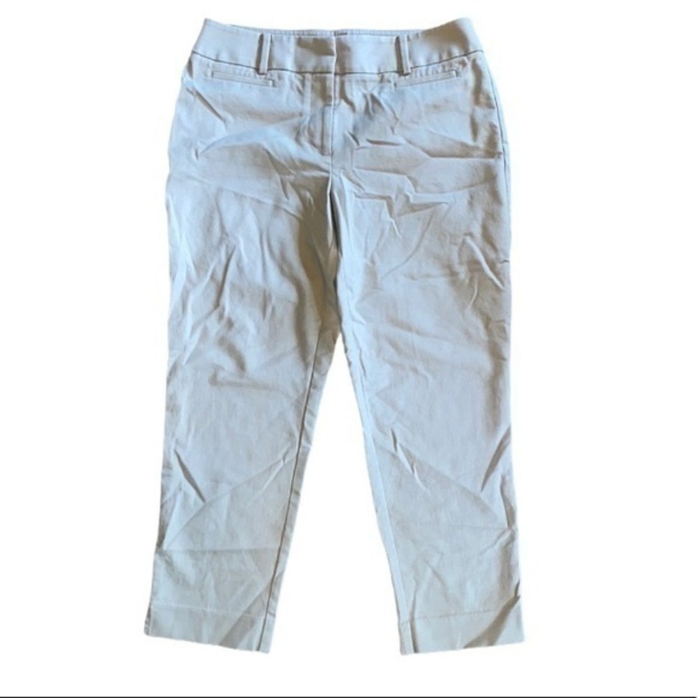 Loft Julie Cropped Pants women’s size 6 tan